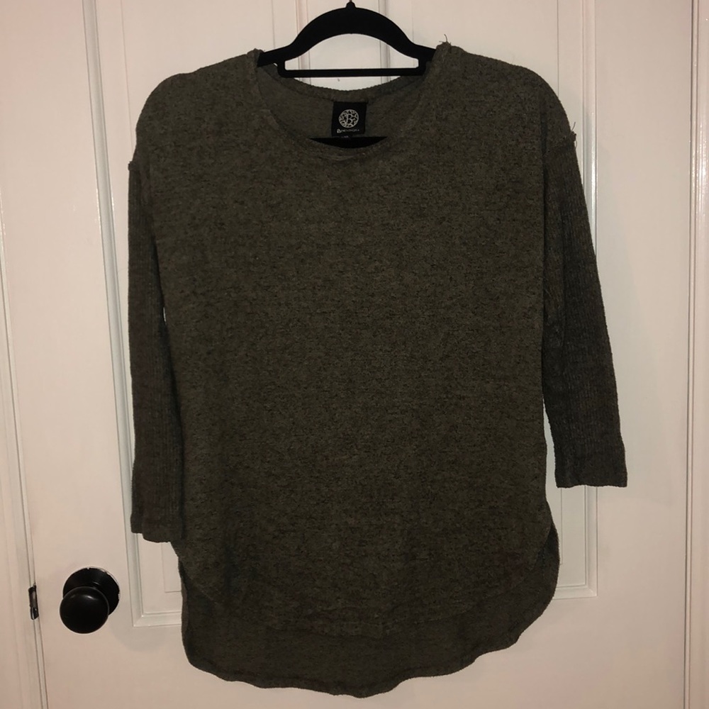 Bobeau Army Green Sweater